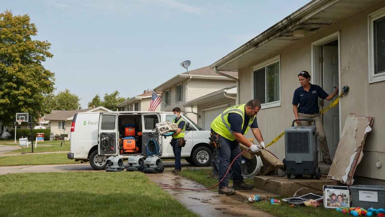 Water Damage Restoration in East Palestine, OH near me
